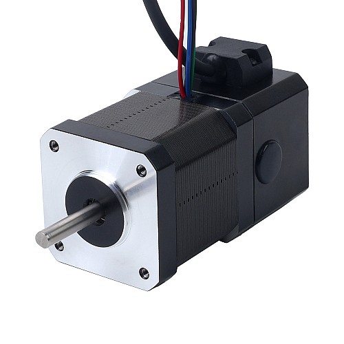 Nema 17 ステッピング モーター 0.52Nm (73.64oz.in) 24V 3.7W 電磁ブレーキ付き - 17HS19-2004D-B070 | StepperOnline