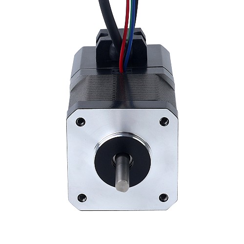 Nema 17 ステッピング モーター 0.52Nm (73.64oz.in) 24V 3.7W 電磁ブレーキ付き - 17HS19-2004D-B070 | StepperOnline
