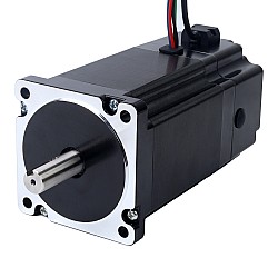 Nema 34 ステッピング モーター 8.5Nm (1203.70oz.in) 24V 6.8W 電磁ブレーキ付き