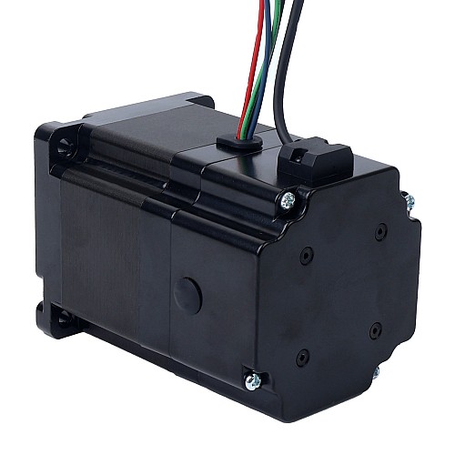 Nema 34 ステッピング モーター 4.8Nm (679.74oz.in) 24V 6.8W 電磁ブレーキ付き - 34HS31-6004D-B700 | StepperOnline
