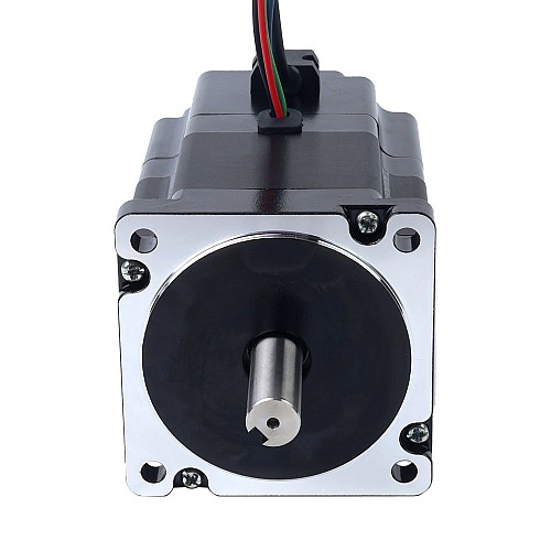 Nema 34 ステッピング モーター 4.8Nm (679.74oz.in) 24V 6.8W 電磁ブレーキ付き - 34HS31-6004D-B700 | StepperOnline