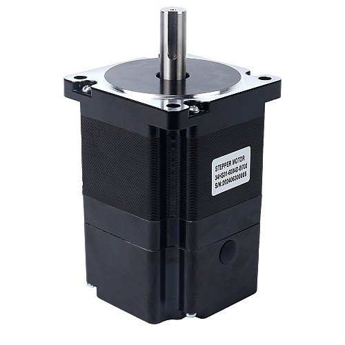 Nema 34 ステッピング モーター 4.8Nm (679.74oz.in) 24V 6.8W 電磁ブレーキ付き - 34HS31-6004D-B700 | StepperOnline