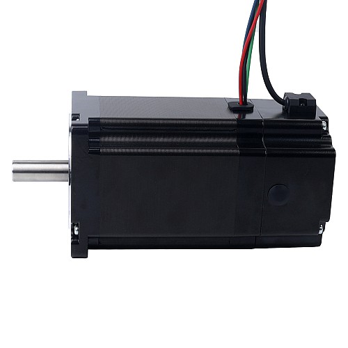 Nema 34 ステッピング モーター 8.5Nm (1203.70oz.in) 24V 6.8W 電磁ブレーキ付き - 34HS46-6004D-B700 | StepperOnline
