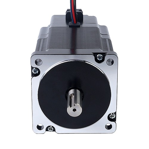 Nema 34 ステッピング モーター 8.5Nm (1203.70oz.in) 24V 6.8W 電磁ブレーキ付き - 34HS46-6004D-B700 | StepperOnline