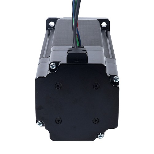 Nema 34 ステッピング モーター 13.0Nm (1840.95oz.in) 24V 6.8W 電磁ブレーキ付き - 34HS61-6004D-B700 | StepperOnline