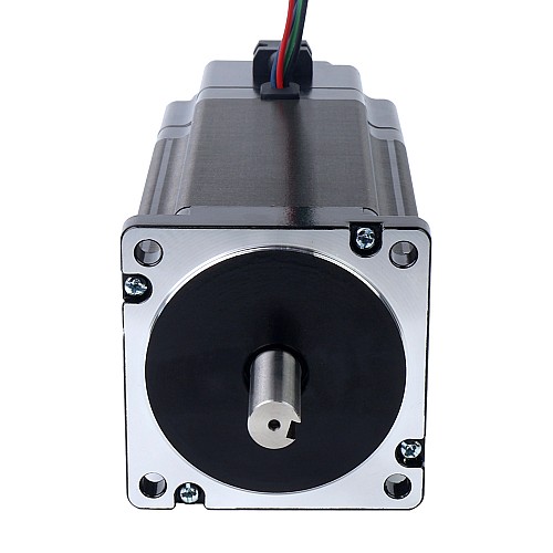 Nema 34 ステッピング モーター 13.0Nm (1840.95oz.in) 24V 6.8W 電磁ブレーキ付き - 34HS61-6004D-B700 | StepperOnline