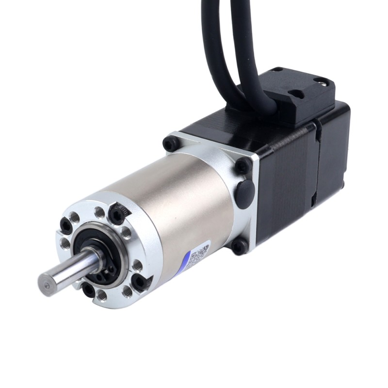 Nema 11 クローズドループステッパーモーター L=32mm EGシリーズ遊星歯車減速機付き ギア比100:1 - 11HS12-1004D-E1000-EGS100 | StepperOnline