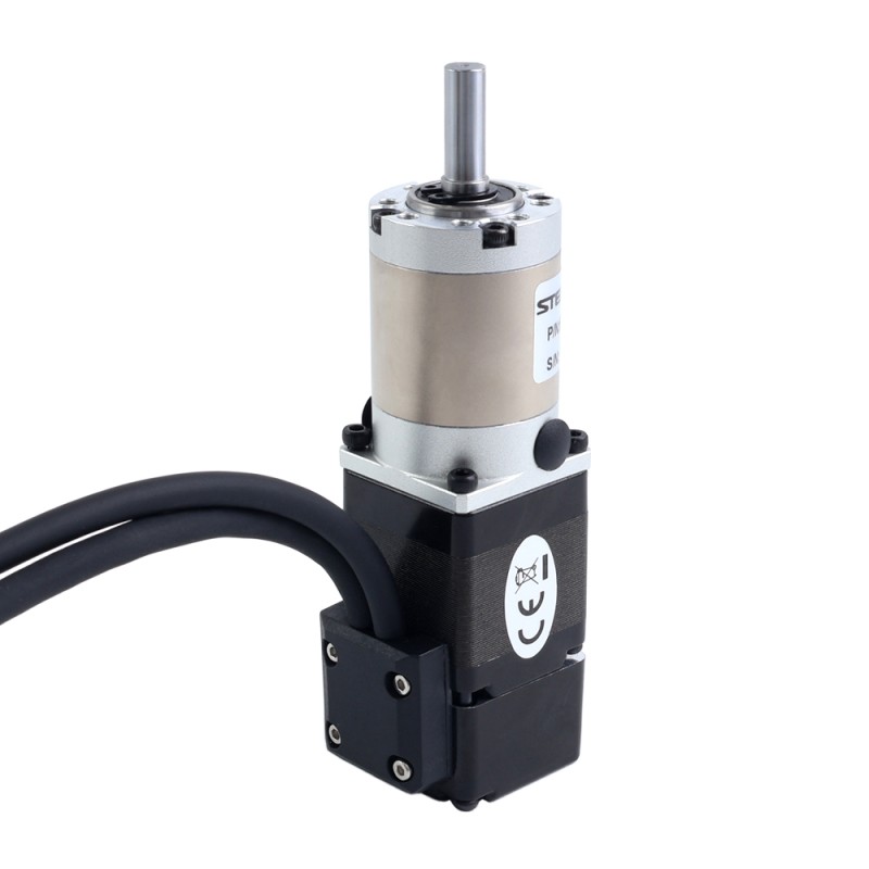 Nema 11 クローズドループステッパーモーター L=32mm EGシリーズ遊星歯車減速機付き ギア比20:1 - 11HS12-1004D-E1000-EGS20 | StepperOnline