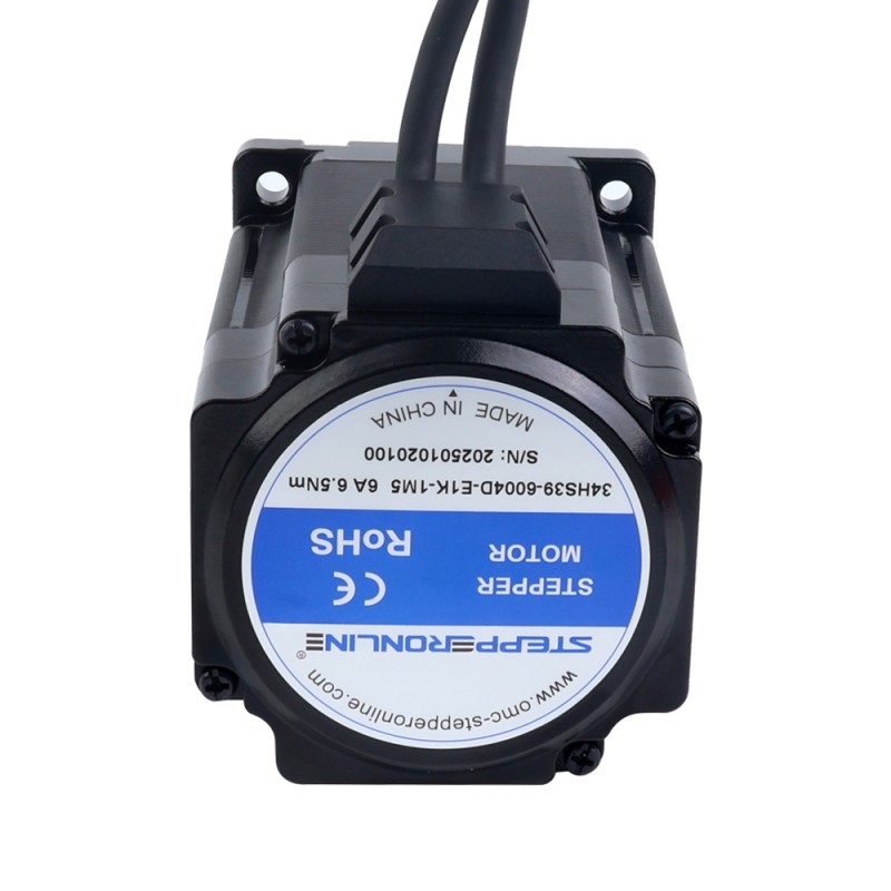S シリーズ Nema 34 クローズド ループ ステッピング モーター 6.50Nm(920.48oz.in) エンコーダー 1000PPR(4000CPR) - 34HS39-6004D-E1K-1M5 | StepperOnline