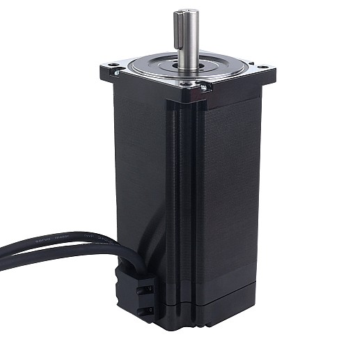 S シリーズ Nema 34 クローズド ループ ステッピング モーター 12.00Nm(1699.34oz.in) エンコーダー 1000PPR(4000CPR) - 34HS59-6004D-E1K-1M5 | StepperOnline
