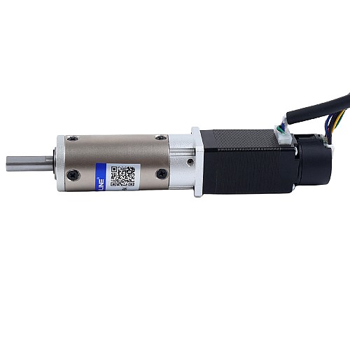 Nema 8 クローズドループステッパーモーター L=38mm EGシリーズ遊星歯車減速機付き ギア比100:1 - 8HS15-0604D-E1000-EGS100 | StepperOnline
