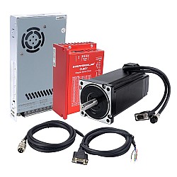 YSシリーズ 1軸 12.00Nm(1699.34oz.in) Nema 34 閉ループステッピングキット(電源付き)