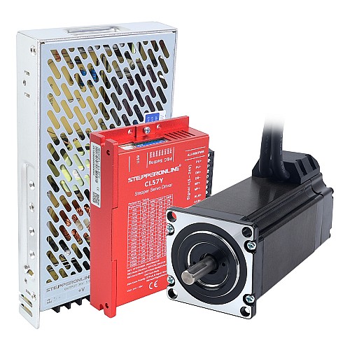 YSシリーズ 1軸 クローズドループステッパーキット 3.00Nm(424.83oz.in) Nema 23モーター 1.5mケーブル & 電源付き - 1-CLYS30-1M5 | StepperOnline