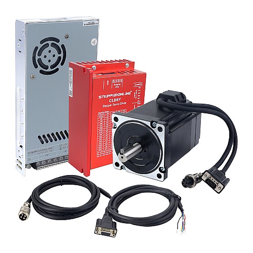 YSシリーズ 1軸 6.50Nm(920.48oz.in) Nema 34 閉ループステッピングキット(電源付き) - 1-CLYS65 | StepperOnline