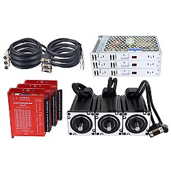 YSシリーズ 3軸 4.00Nm(566.45oz.in) Nema 24 閉ループステッピングキット(電源付き)