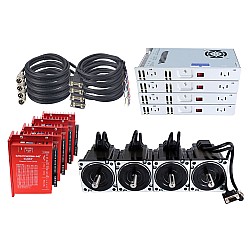 YSシリーズ 4軸 4.30Nm(608.93oz.in) Nema 34 閉ループステッピングキット(電源付き)