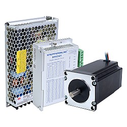 YSシリーズ 1軸 ステッパーキット 3.00Nm(424.83oz.in) Nema 23ステッパーモーター & ドライバー & 36V電源付き