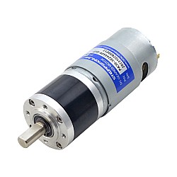 ブラシ付き 24V DC ギアモーター4.7Kg.cm/123RPM w/ 26.8:1 遊星ギアボックス