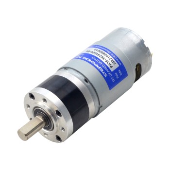 ブラシ付き 24V DC ギア モーター 0.73Kg.cm/892RPM、3.7:1 遊星ギアボックス付き