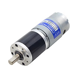 ブラシ付き 24V DC ギアモーター7.8Kg.cm/65RPM w/ 51:1 遊星ギアボックス