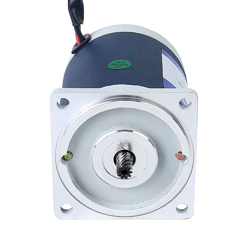 ブラシ付き 12V 10W 1.16Nm(164.27oz.in) 60RPM 50:1 スパーギアボックス DC ギアモーター付き - F2D10-12GN-30S/2GN50K | StepperOnline