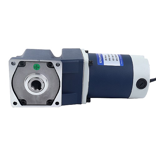 ブラシ付き 12V 60W 8.00Nm(1132.90oz.in) 36RPM 、 50:1 直角ギアボックス DC ギアモーター付き - F4D60-12GN-18S/4GN50RC | StepperOnline