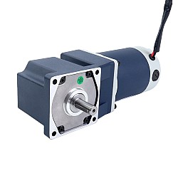 ブラシ付き 24V 60W 2.25Nm(318.63oz.in) 180RPM 、 10:1 直角ギアボックス DC ギアモーター付き