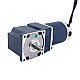 ブラシ付き 24V 60W 2.25Nm(318.63oz.in) 180RPM 、 10:1 直角ギアボックス DC ギアモーター付き - F4D60-24GN-18S/4GN10RT | StepperOnline