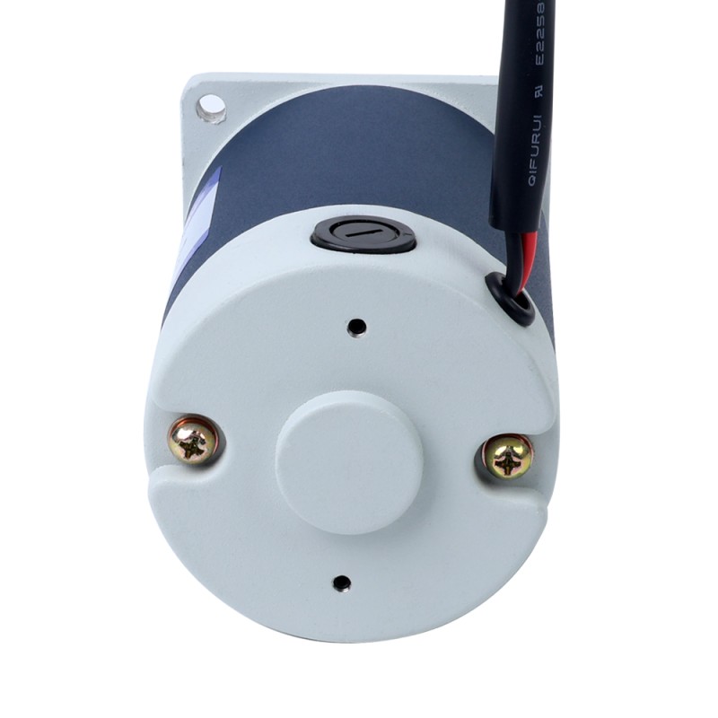 ブラシ付き 24V 60W 1.54Nm(218.08oz.in) 300RPM 10:1 スパーギアボックス DC ギアモーター付き - F4D60-24GN-30S/4GN10K | StepperOnline