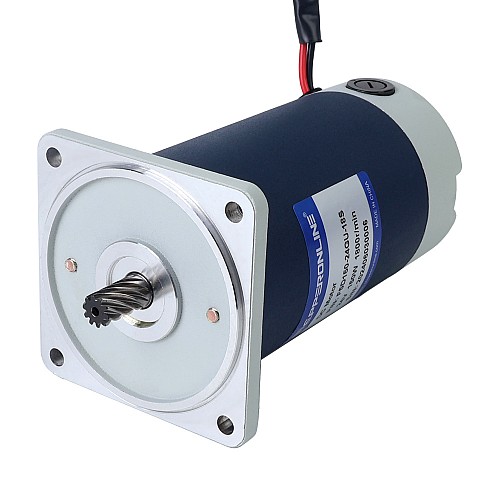 ブラシ付き 24V 150W 23.85Nm(2832.23oz.in) 60RPM 30:1 スパーギアボックス DC ギアモーター付き - F5D150-24GU-18S/5GU30KB | StepperOnline