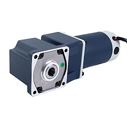ブラシ付き 24V 150W 20.00Nm(2832.24oz.in) 30RPM 、 100:1 直角ギアボックス DC ギアモーター付き