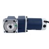 ブラシ付き 24V 150W 10.07Nm(1426.03oz.in) 100RPM 、 30:1 直角ギアボックス DC ギアモーター付き - F5D150-24GU-30S/5GU30RC | StepperOnline