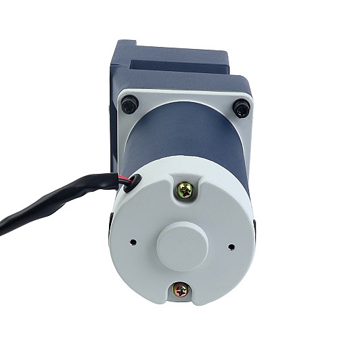 ブラシ付き 24V 150W 20.00Nm(2832.24oz.in) 30RPM 、 100:1 直角ギアボックス DC ギアモーター付き - F5D150-24GU-30S/5GU100RC | StepperOnline
