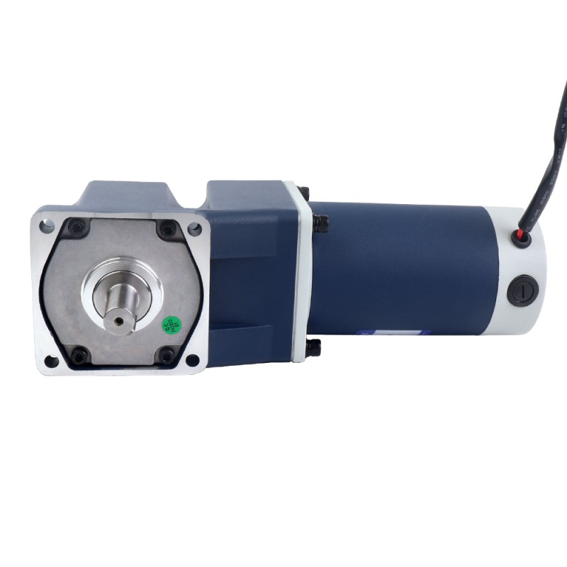 ブラシ付き 24V 150W 16.77Nm(2374.83oz.in) 60RPM 、 30:1 直角ギアボックス DC ギアモーター付き - F5D150-24GU-18S/5GU30RT | StepperOnline