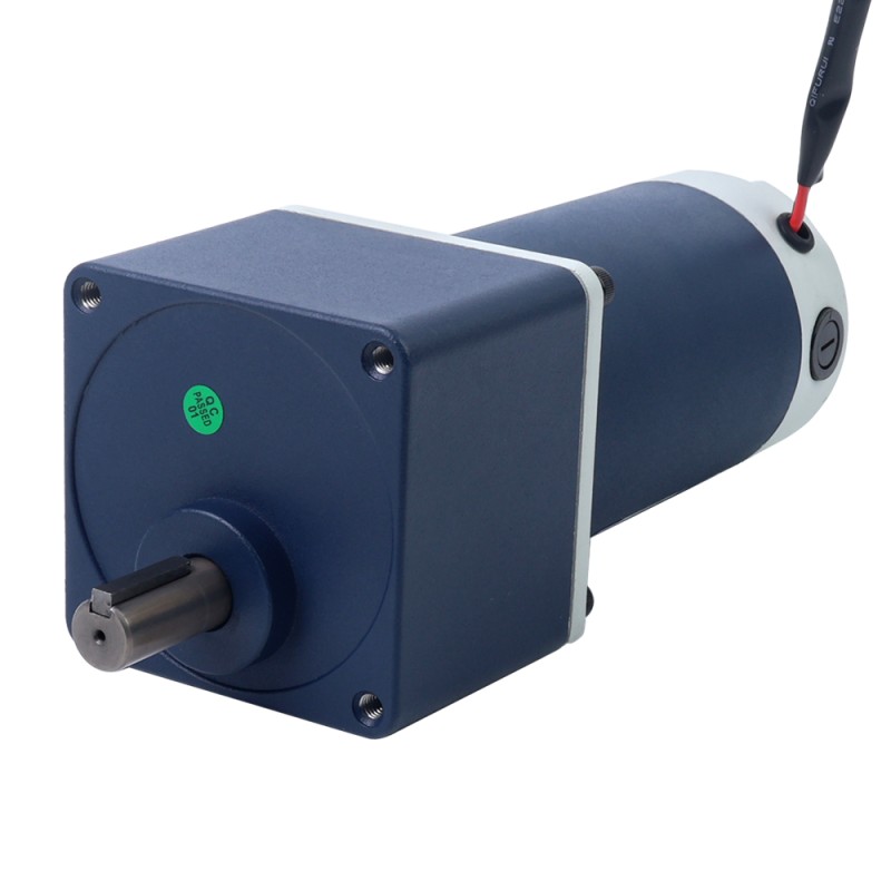 ブラシ付き 24V 150W 4.78Nm(676.9oz.in) 300RPM 10:1 スパーギアボックス DC ギアモーター付き - F5D150-24GU-30S/5GU10KB | StepperOnline