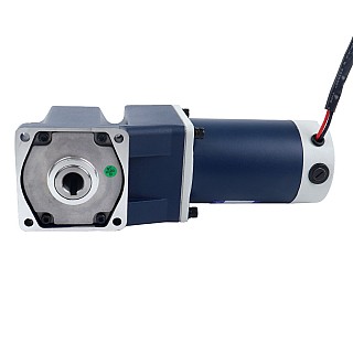 ブラシ付き 12V 90W 14.60Nm(2067.53oz.in) 36RPM 、 50:1 直角