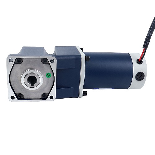 ブラシ付き 48V 90W 18.48Nm(2616.99oz.in) 30RPM 、 100:1 直角ギアボックス DC ギアモーター付き - F5D90-48GU-30S/5GU100RC | StepperOnline