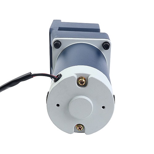 ブラシ付き 48V 90W 18.48Nm(2616.99oz.in) 30RPM 、 100:1 直角ギアボックス DC ギアモーター付き - F5D90-48GU-30S/5GU100RC | StepperOnline