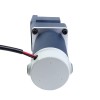 ブラシ付き 24V 250W 17.43Nm(2468.30oz.in) 100RPM 、 30:1 直角ギアボックス DC ギアモーター付き - F6D250-24GU-30S/6GU30RC | StepperOnline