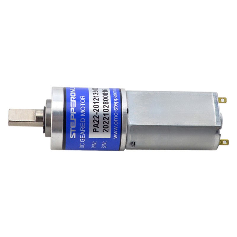 CN 発売中 - ブラシ付き 12V DC ギアモーター0.19Kg.cm/656RPM w/ 16:1 遊星ギアボックス - CN-PA22-201213500-G16 | StepperOnline
