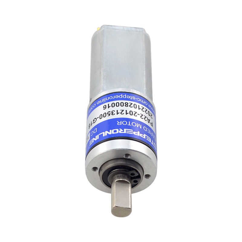 CN 発売中 - ブラシ付き 12V DC ギアモーター0.19Kg.cm/656RPM w/ 16:1 遊星ギアボックス - CN-PA22-201213500-G16 | StepperOnline