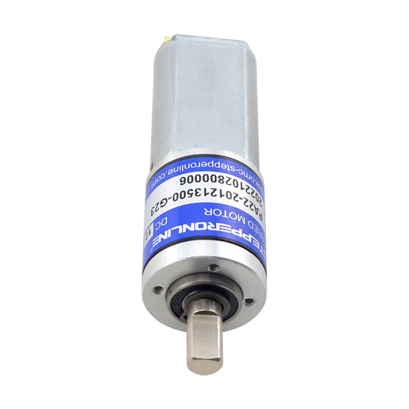 CN 発売中 - ブラシ付き 12V DC ギアモーター0.27Kg.cm/456RPM w/ 22.56:1 遊星ギアボックス - CN-PA22-201213500-G23 | StepperOnline
