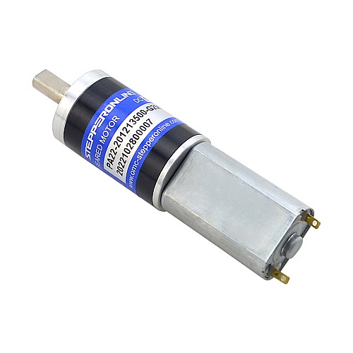 ブラシ付き 12V DC ギアモーター2.3Kg.cm/41RPM w/ 256:1 遊星ギアボックス ブラシ付き 12V DC ギアモーター2.3Kg.cm/41RPM w/ 256:1 遊星ギアボックス