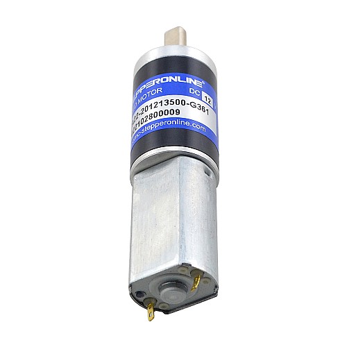 ブラシ付き 12V DC ギアモーター3.2Kg.cm/29RPM w/ 361:1 遊星ギアボックス ブラシ付き 12V DC ギアモーター3.2Kg.cm/29RPM w/ 361:1 遊星ギアボックス
