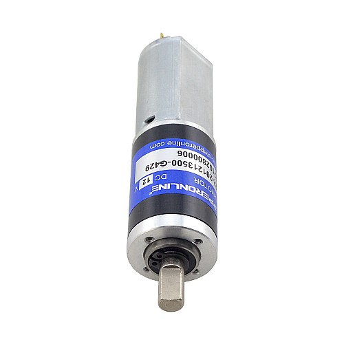 ブラシ付き 12V DC ギアモーター3.8Kg.cm/24.5RPM w/ 428.6:1 遊星ギアボックス ブラシ付き 12V DC ギアモーター3.8Kg.cm/24.5RPM w/ 428.6:1 遊星ギアボックス
