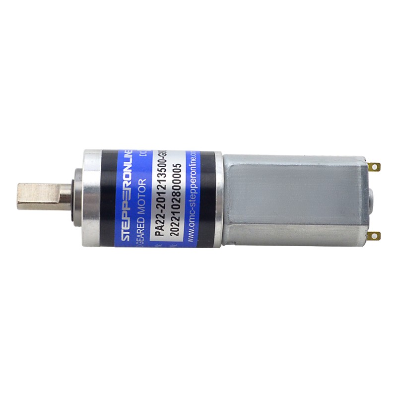 CN 発売中 - ブラシ付き 12V DC ギアモーター0.95Kg.cm/116RPM w/ 90.25:1 遊星ギアボックス - CN-PA22-201213500-G90 | StepperOnline