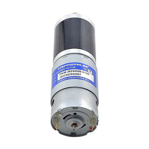 ブラシ付き 24V DC ギアモーター25Kg.cm/17RPM w/ 189:1 遊星ギアボックス ブラシ付き 24V DC ギアモーター25Kg.cm/17RPM w/ 189:1 遊星ギアボックス