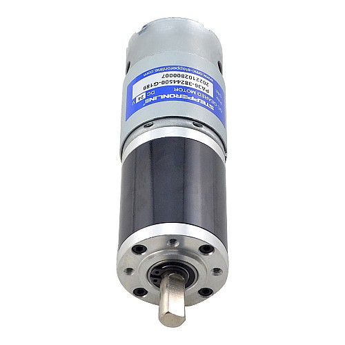 ブラシ付き 24V DC ギアモーター25Kg.cm/17RPM w/ 189:1 遊星ギアボックス ブラシ付き 24V DC ギアモーター25Kg.cm/17RPM w/ 189:1 遊星ギアボックス