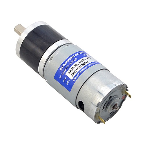 ブラシ付き 24V DC ギアモーター3.4Kg.cm/172RPM w/ 19.2:1 遊星ギアボックス ブラシ付き 24V DC ギアモーター3.4Kg.cm/172RPM w/ 19.2:1 遊星ギアボックス