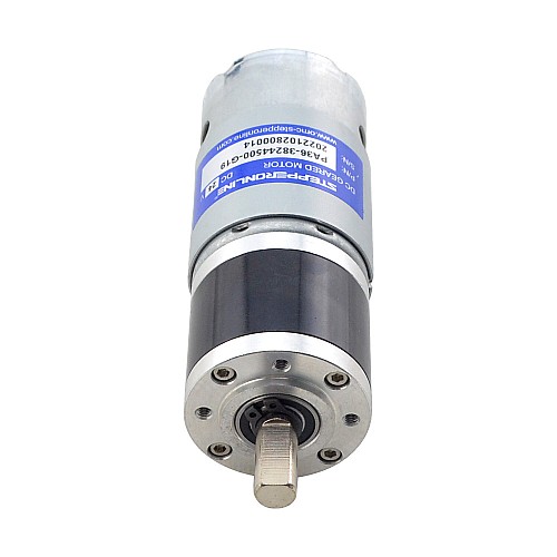 ブラシ付き 24V DC ギアモーター3.4Kg.cm/172RPM w/ 19.2:1 遊星ギアボックス ブラシ付き 24V DC ギアモーター3.4Kg.cm/172RPM w/ 19.2:1 遊星ギアボックス